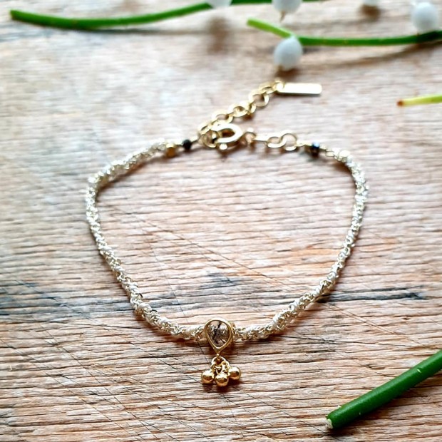 Marie Laure Chamorel apyrankė Gold White